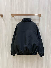 Balenciaga Cocoon Kick padded zippered jacket in black - 3