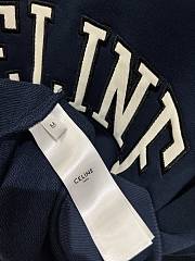 Celine slogan patch sweatshirt dark blue - 6