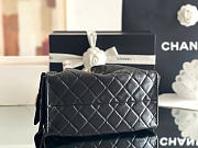 Chanel Mini 25 Hobo Bag Lambskin In Black - 3