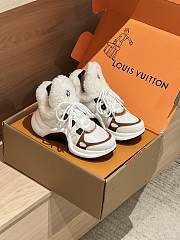 Louis Vuitton V Archlight Lambswool Sneakers - 1