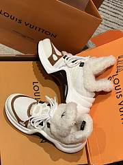 Louis Vuitton V Archlight Lambswool Sneakers - 3