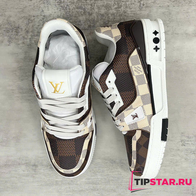Louis Vuitton Trainer Brown Sneakers - 1