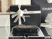 Chanel 22 mini bag Glossy Calfskin & Gold Metal Black AS3260 - 4