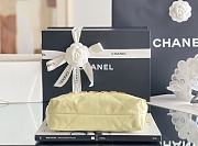 Chanel 22 mini bag Glossy Calfskin & Gold Metal Yellow AS3260 - 2