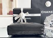 Chanel 22 small bag Glossy Calfskin & Gold Metal Black AS3260 - 5