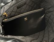 Chanel 22 small bag Glossy Calfskin & Gold Metal Black AS3260 - 3