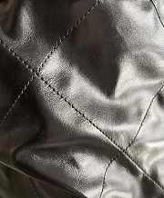 Chanel 22 small bag Glossy Calfskin & Gold Metal Black AS3260 - 2