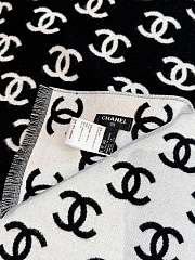 Chanel Book Seal Wool Long Scarf - 6