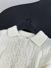 Celine New Wool Blend Polo Shirt Beige - 6