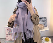 Loewe mohair scarf in purble - 1