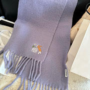 Loewe mohair scarf in purble - 6