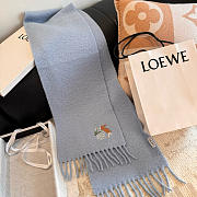 Loewe mohair scarf in blue - 2