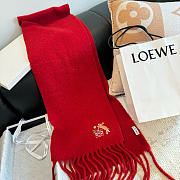 Loewe mohair scarf in red - 6
