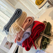 Loewe mohair scarf in dark beige - 5