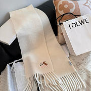 Loewe mohair scarf in white - 6