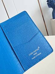Louis Vuitton Passport Wallet Blue M26795 - 4
