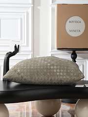 Bottega Veneta Large Hop Intrecciato suede shoulder bag Cypress - 5
