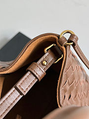 Bottega Veneta Small Pinacoteca silky calfskin tote bag Nocciola/amber - 2