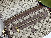 GUCCI OPHIDIA GG SMALL SHOULDER BAG BROWN - 2