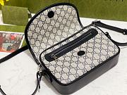 GUCCI OPHIDIA GG SMALL SHOULDER BAG NAVY BLUE - 6