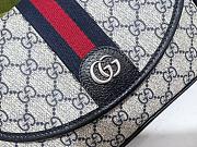 GUCCI OPHIDIA GG SMALL SHOULDER BAG NAVY BLUE - 2