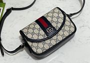 Gucci Ophidia Mini Shoulder Bag Navy Blue - 6