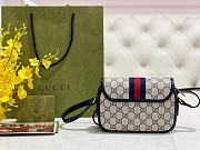 Gucci Ophidia Mini Shoulder Bag Navy Blue - 5