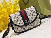 Gucci Ophidia Mini Shoulder Bag Navy Blue - 4