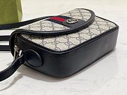 Gucci Ophidia Mini Shoulder Bag Navy Blue - 3