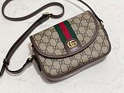 Gucci Ophidia Mini Shoulder Bag Brown - 5