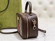 Gucci Ophidia Shoulder Bag Brown Leather Plastic - 5