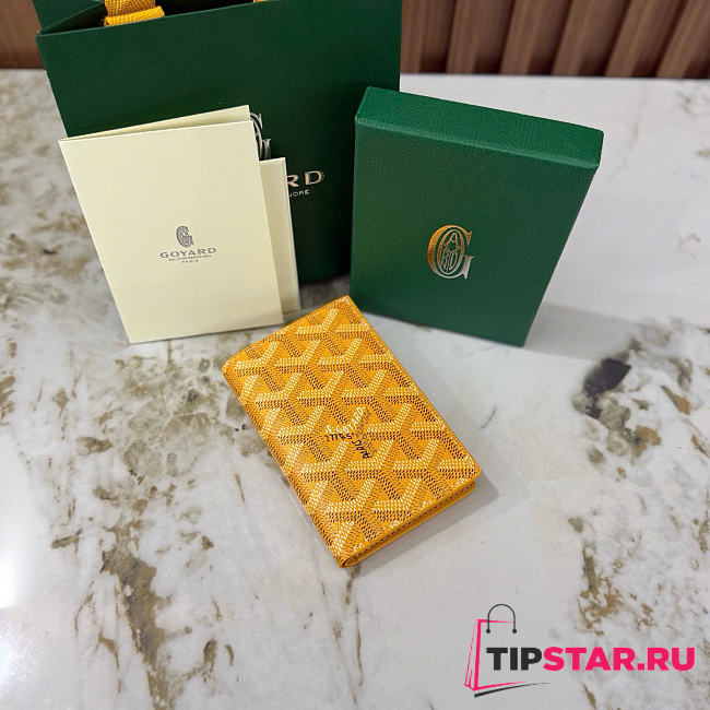 Goyard Wallet In Yellow Color - 1