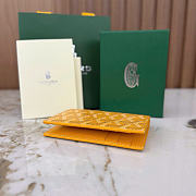 Goyard Wallet In Yellow Color - 3