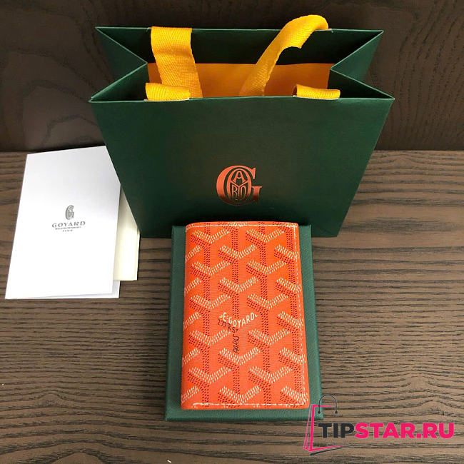 Goyard Wallet In Orange Color - 1