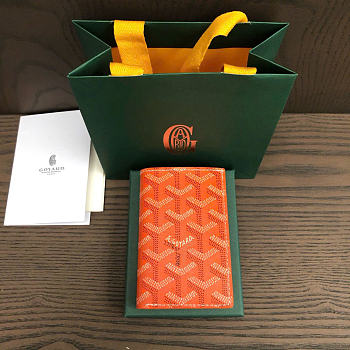 Goyard Wallet In Orange Color