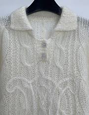 Celine new knitted fir in white - 2