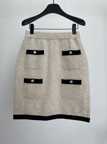 Chanel knitted skirt