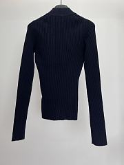 Miumiu knitted cardigan navy blue - 6