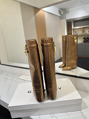 Givenchy Shark Lock Boots In Gold - 6