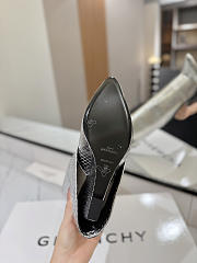 Givenchy Shark Lock Boots In Silver - 6