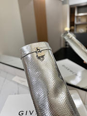 Givenchy Shark Lock Boots In Silver - 2