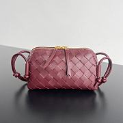 Bottega Veneta Concert Pouch Intrecciato nappa leather Barolo - 1