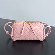 Bottega Veneta Concert Pouch Intrecciato nappa leather Seashell - 1