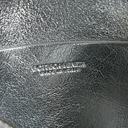 Bottega Veneta Concert Pouch Intrecciato lamina leather Silver/Fresh Mint - 3