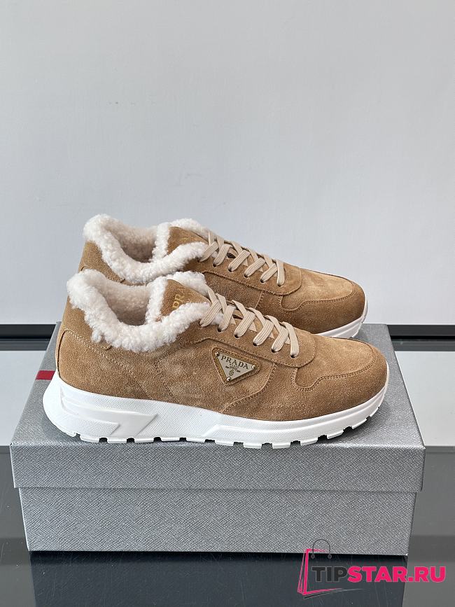 Prada velvet suede sneakers 02 - 1