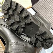 Prada 5fw buckle slip-on platform ankle boots black - 6