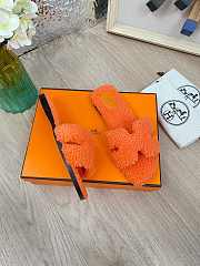 Hermes Furry Flat Slippers 03 - 4