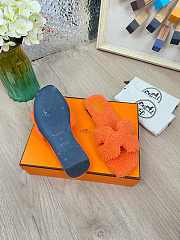 Hermes Furry Flat Slippers 03 - 5