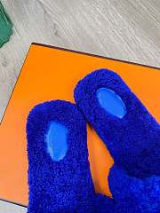 Hermes Furry Flat Slippers 01 - 4