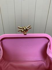Bottega Veneta Knot Padded Intreccio Pink - 3